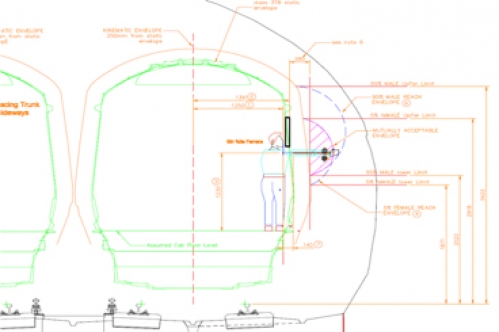 East London Line Extension - Tunnel Telephone Design image