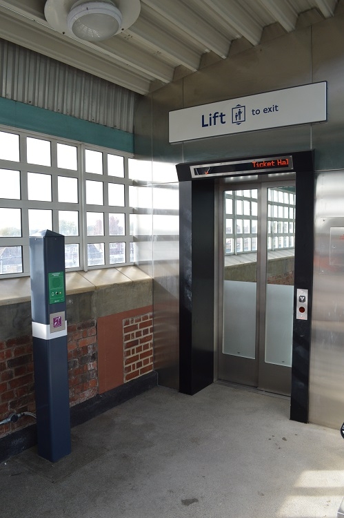 First incline lift opens on London Underground at Greenford Station image
